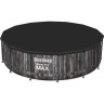 Каркасный бассейн BESTWAY STEEL PRO MAX 427х107см, 13030л + фильтр-насос 3028 л/ч, тент, лестница 5614Z BW