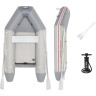 Надувная лодка BESTWAY CASPIAN 230х130х33 см с жёстким дном, вёсла 145 см, насос, транец, до 258кг 65046 BW