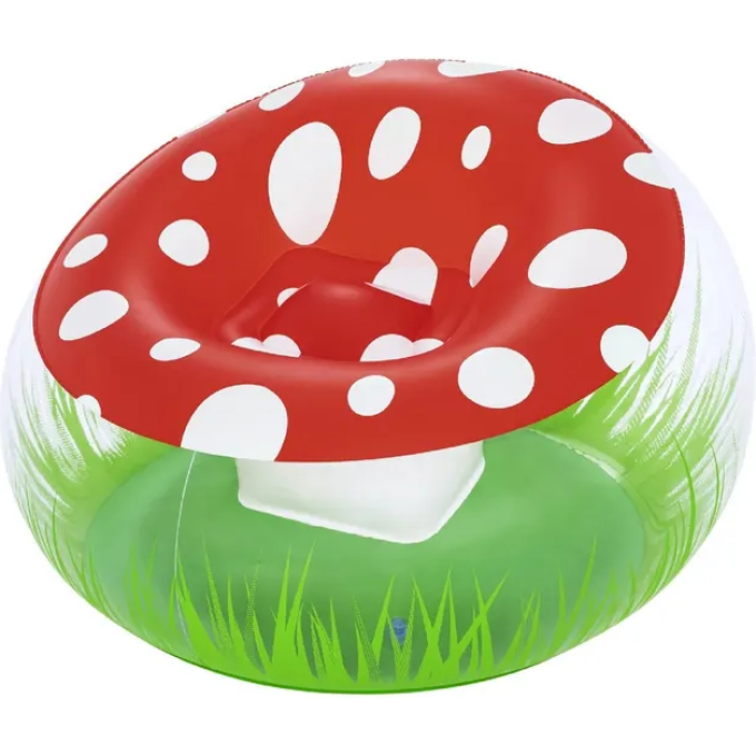Надувное кресло BESTWAY MIGHTY MUSHROOM 75123 112x112x66см, до 75 кг, от 6 лет 75123 BW
